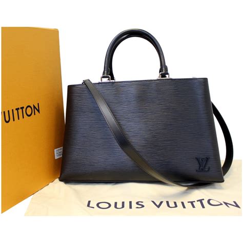 black lv kleber bag|LOUIS VUITTON Epi Kleber PM Black 1006123 .